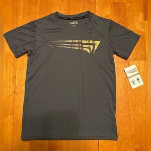 Copper Fit boys' short sleeve graphic T-shirt in gray / size medium 10/12
